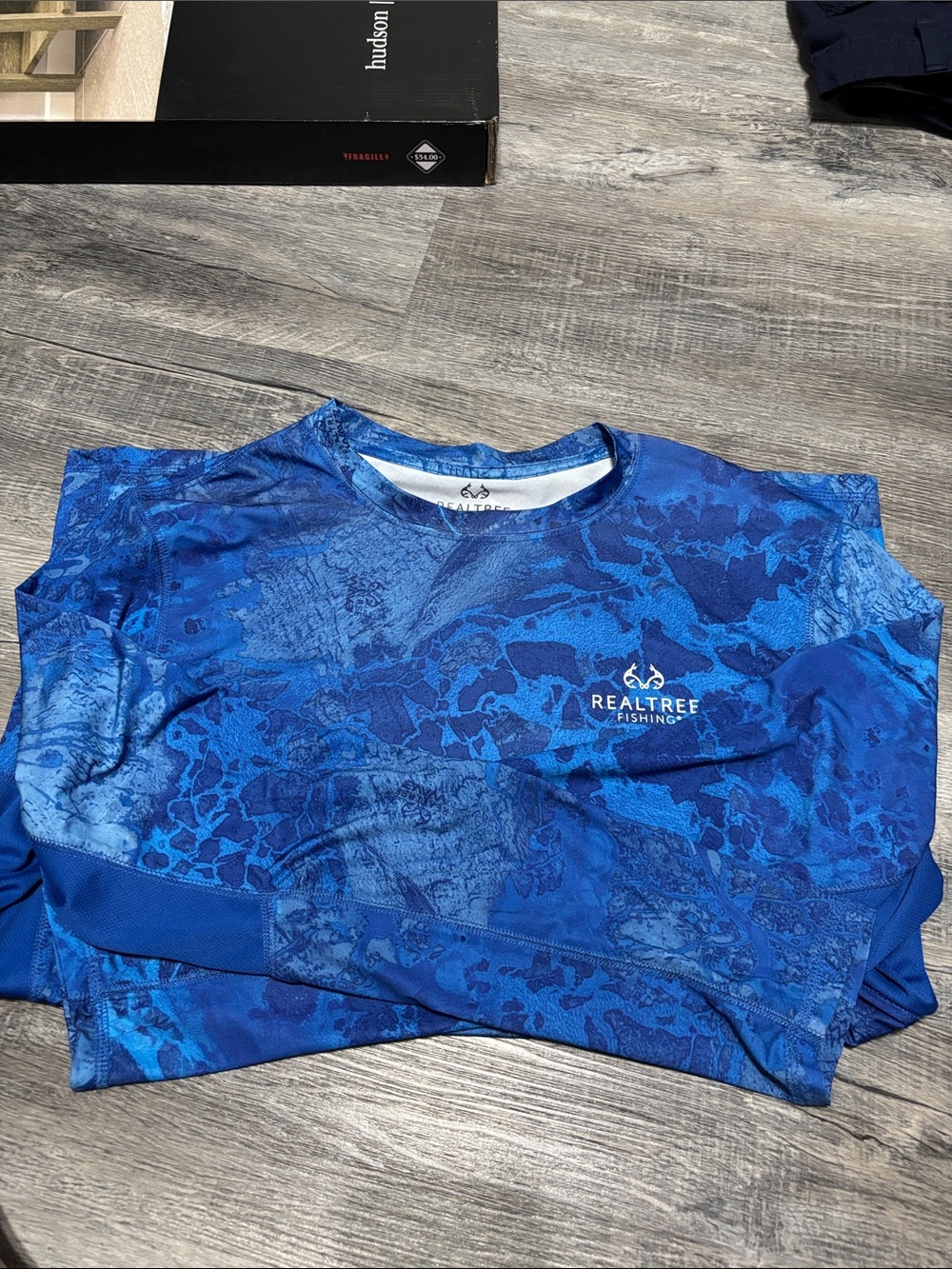 Realtree Blue Camo Performance Fishing Top